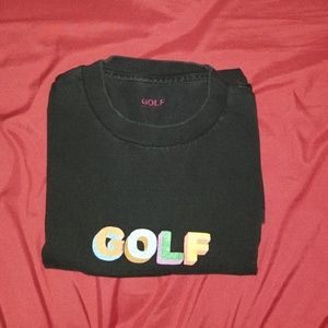 Golf wang rare 3d logo tshirt.